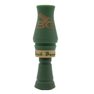 Buck Brush Short Barrel Acrylic Single Reed Duck Call - Buck Gardner Calls