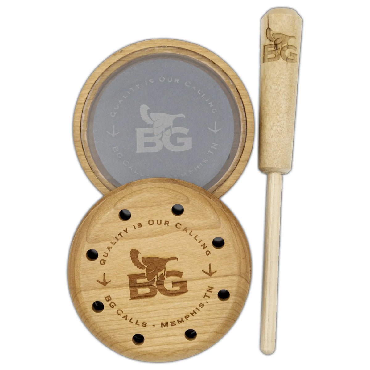 The Classic Cherry & Glass Pot Call - Buck Gardner Calls