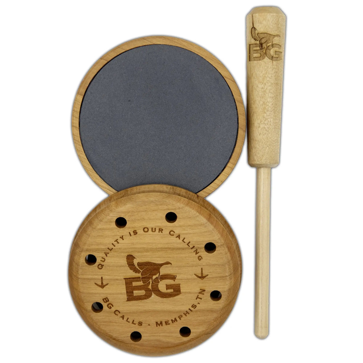 The Classic Cherry & Slate Pot Call - Buck Gardner Calls