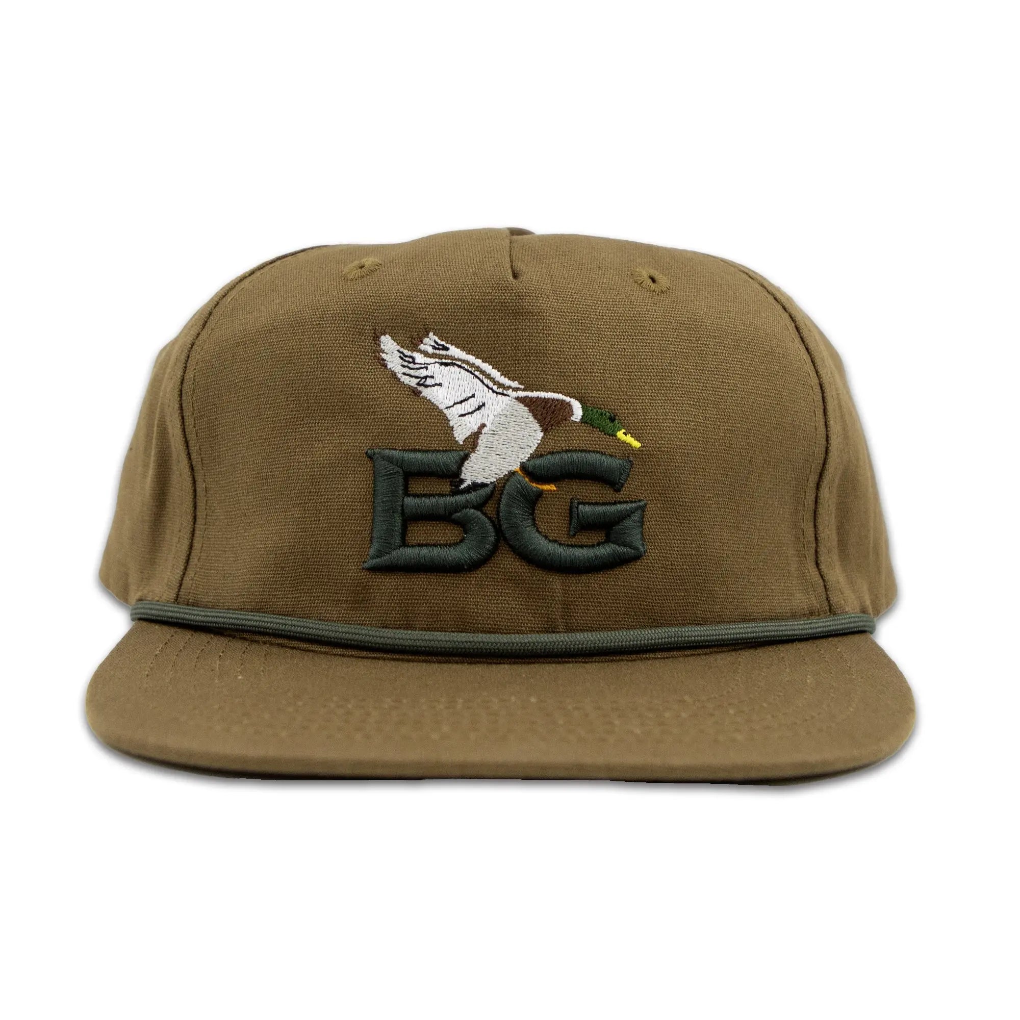 Retro BGC Logo Goat Rope Hat Buck Gardner Calls