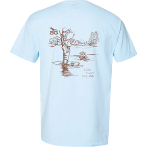 Loud, Heavy Calling Pocket T-Shirt - Buck Gardner Calls