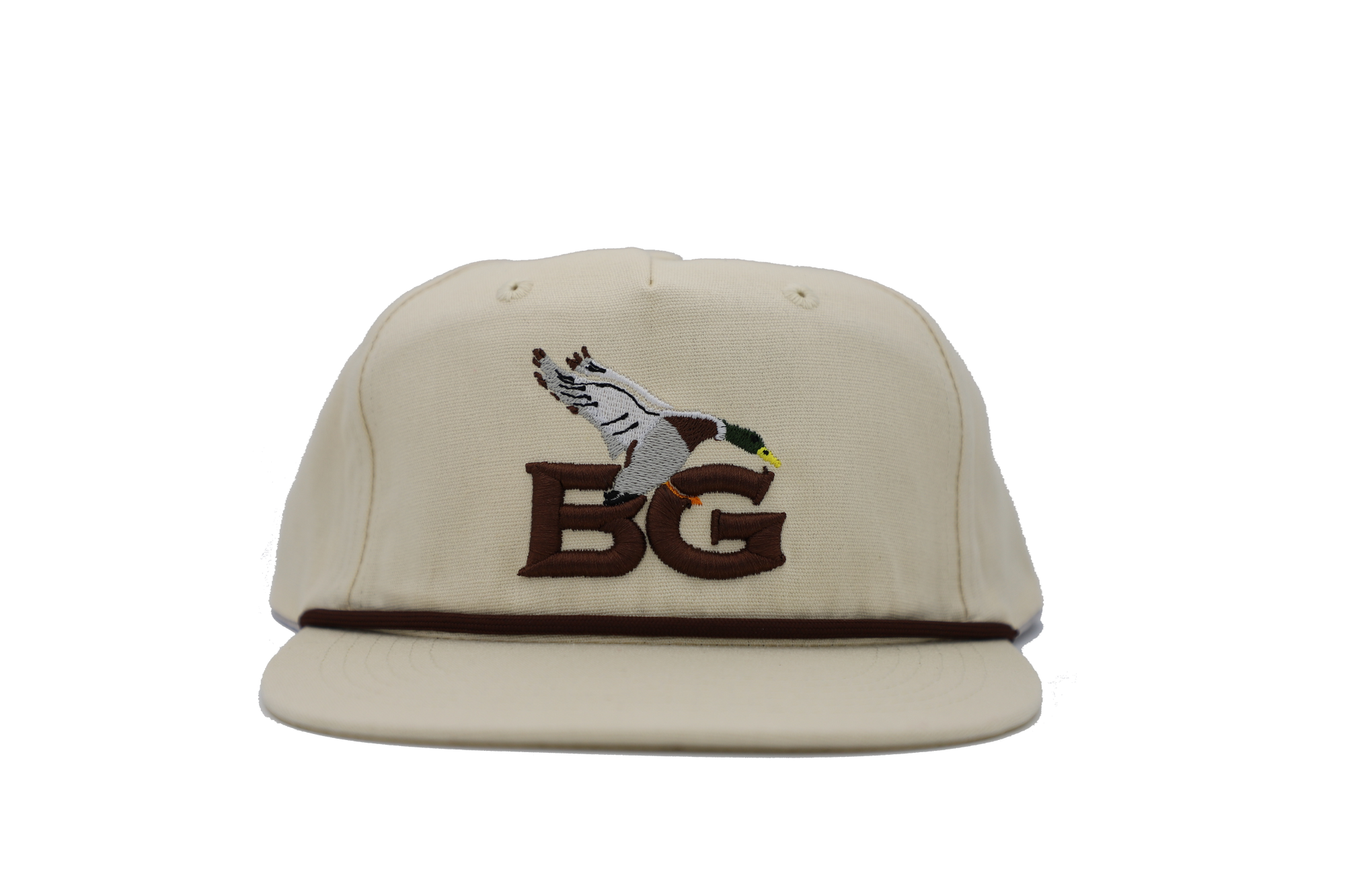 Retro BG Logo Cream Goat Rope Hat